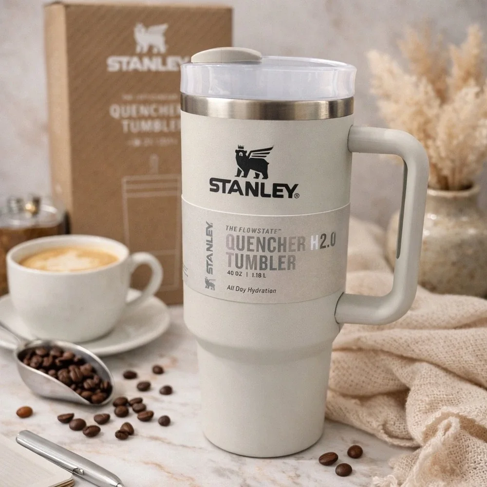 Stanley Quencher H2.0 FlowState Tumbler 40oz Insulated Cup New - Picture 1 of 7